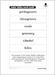 Indus Valley word cards