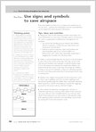 Use signs and symbols to save airspace