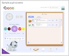 Sample pupil screens