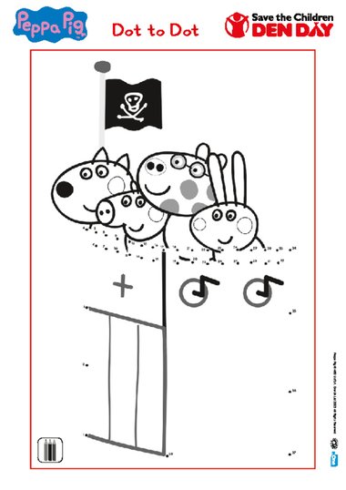 Peppa Pig Den Day Dot to Dot activity – FREE Early Years teaching ...