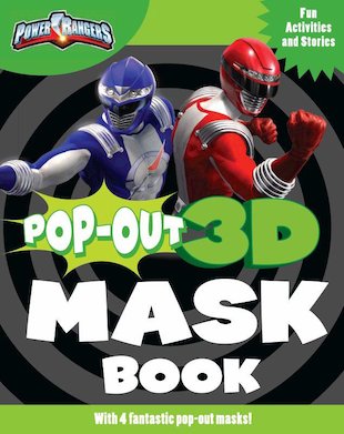 Power Rangers Pop-Out 3D Mask Book