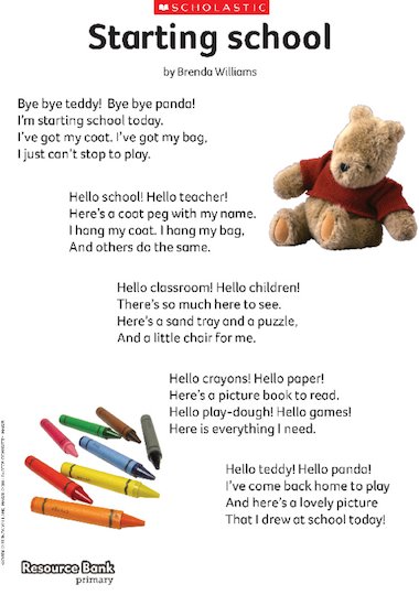 What To Say To A Child Starting A New School