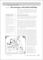 Encourage extended writing