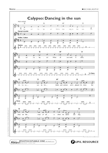 Calypso music picture