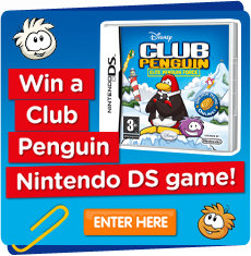 Win a Club Penguin Nintendo DS game!  Enter here...