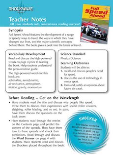 Full Speed Ahead: Teacher's notes and 3 fact files