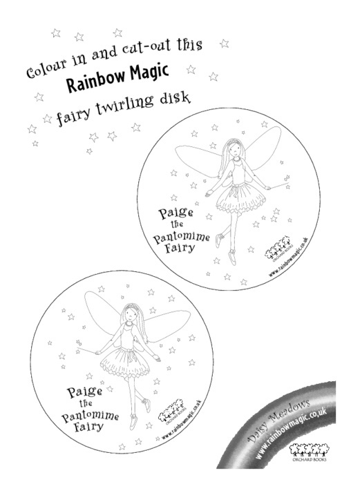 magic rainbow fairies coloring pages - photo #25