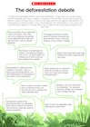 The deforestation debate
