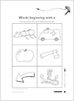 Words beginning with a