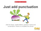 Just add punctuation