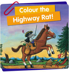 Colour the Highway Rat!