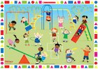 Playground shapes poster Playground shapes poster