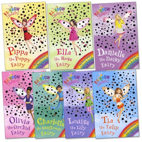 Petal Fairies #7: Ella the Rose Fairy: A Rainbow Magic Book Daisy Meadows