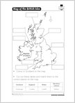 Map of the British Isles