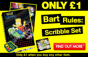 Buy anything from this offer and get Bart Rules: Scribble Set for only 99p!