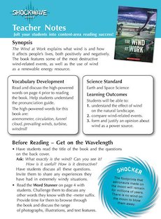 The Wind at Work Teacher's notes and 3 fact files