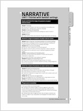 Narrative:  UNIT 1 Stories with familiar settings