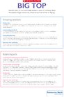 Cross-curricular links for ‘Big top’ activities