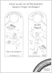Rainbow Magic Doorhanger
