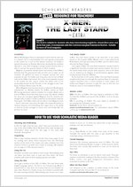 ELT Reader: X-Men 3 Resource Sheets & Answers