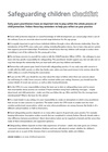 Safeguarding children checklist