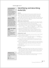 Identifying and describing materials