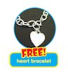FREE heart bracelet