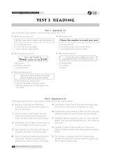 40 More Combined Skills: Test 3 - Reading