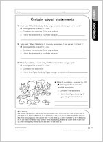 Certain about statements