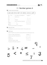 Number games