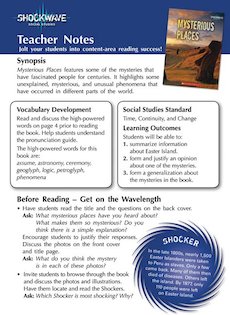 Mysterious Places Teacher's notes and 3 fact files
