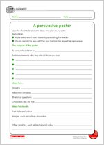 A persuasive poster