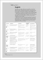 English - overview grid