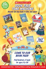 Book Fair Time Machine invitation