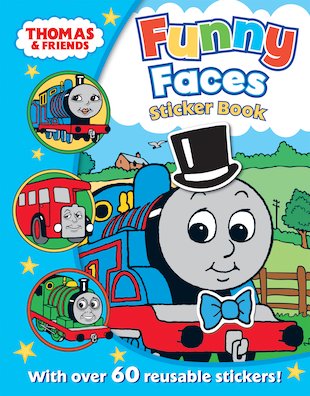Funny Faces Sticker Book on Thomas And Friends  Funny Faces Sticker Book   Scholastic Book Club