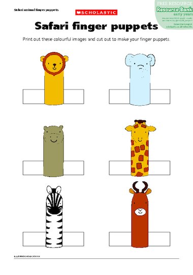 Search Results for Animal Finger Puppets Template Calendar 2015