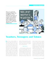 Teachers, Teenagers and Taboos