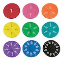 Magnetic Rainbow Fraction Circles