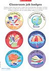 Classroom job badges