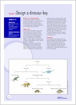 Lesson 3: Design a dinosaur key