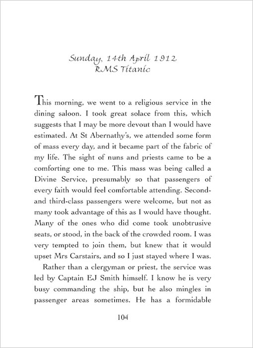 My Story Voyage on the Great Titanic The Diary of Margaret Ann Brady