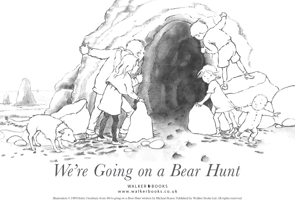 We’re Going on a Bear Hunt Colouring Sheet Scholastic Kids' Club