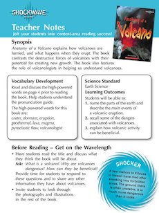 Anatomy of a Volcano: Teacher's notes and 3 fact files