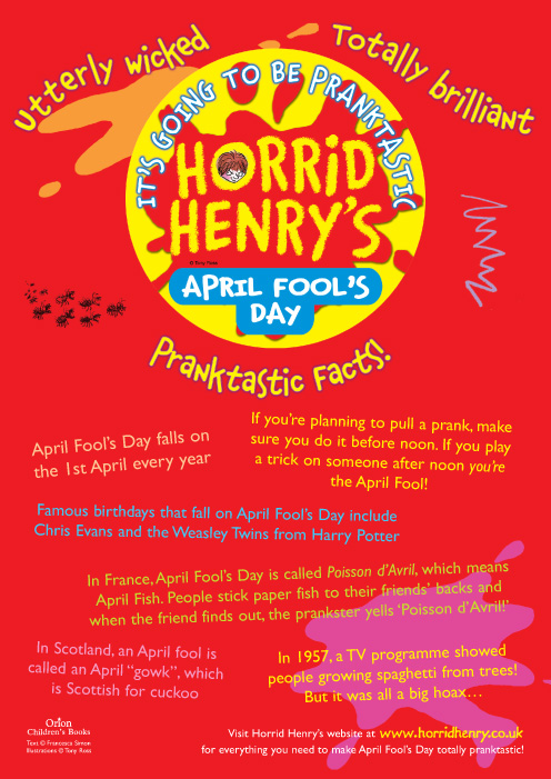 april fools day wallpaper. Horrid Henry's April Fool's Facts! Hhenryfacts-act-free-287