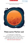 Make some Martian soil
