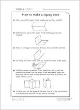 How to make a zigzag book
