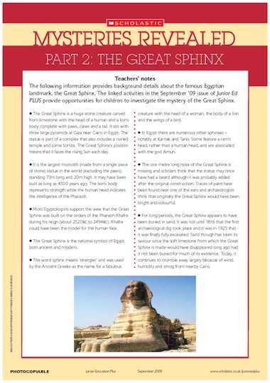Great Sphinx Facts