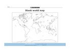 Blank world map