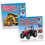 Tractors and Diggers Sticker Pack