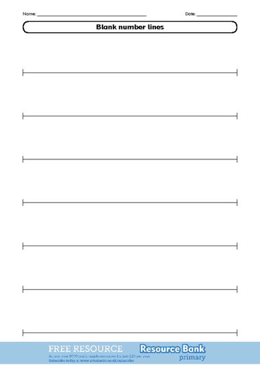 Blank Number Line To 20 Twinkl Blank Number Line Activities Ks1 Lines